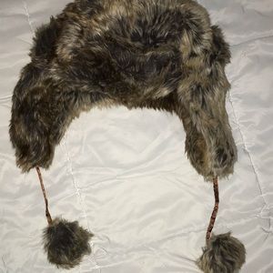 FAUX FUR warm winter hat